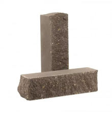 Кирпич облицовочный узкий полнотелый тычковый цвет "Графит"