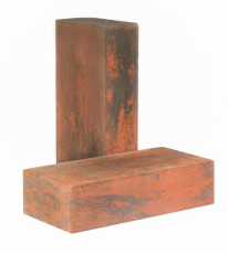 Кирпич облицовочный полнотелый гладкий цвет "Вишня"