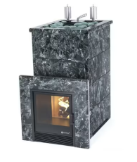 Коммерческая печь для бани и сауны ИзиСтим «Геленджик K» в камне Пироксенит