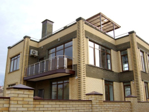 Облицовка фасадов из кирпича