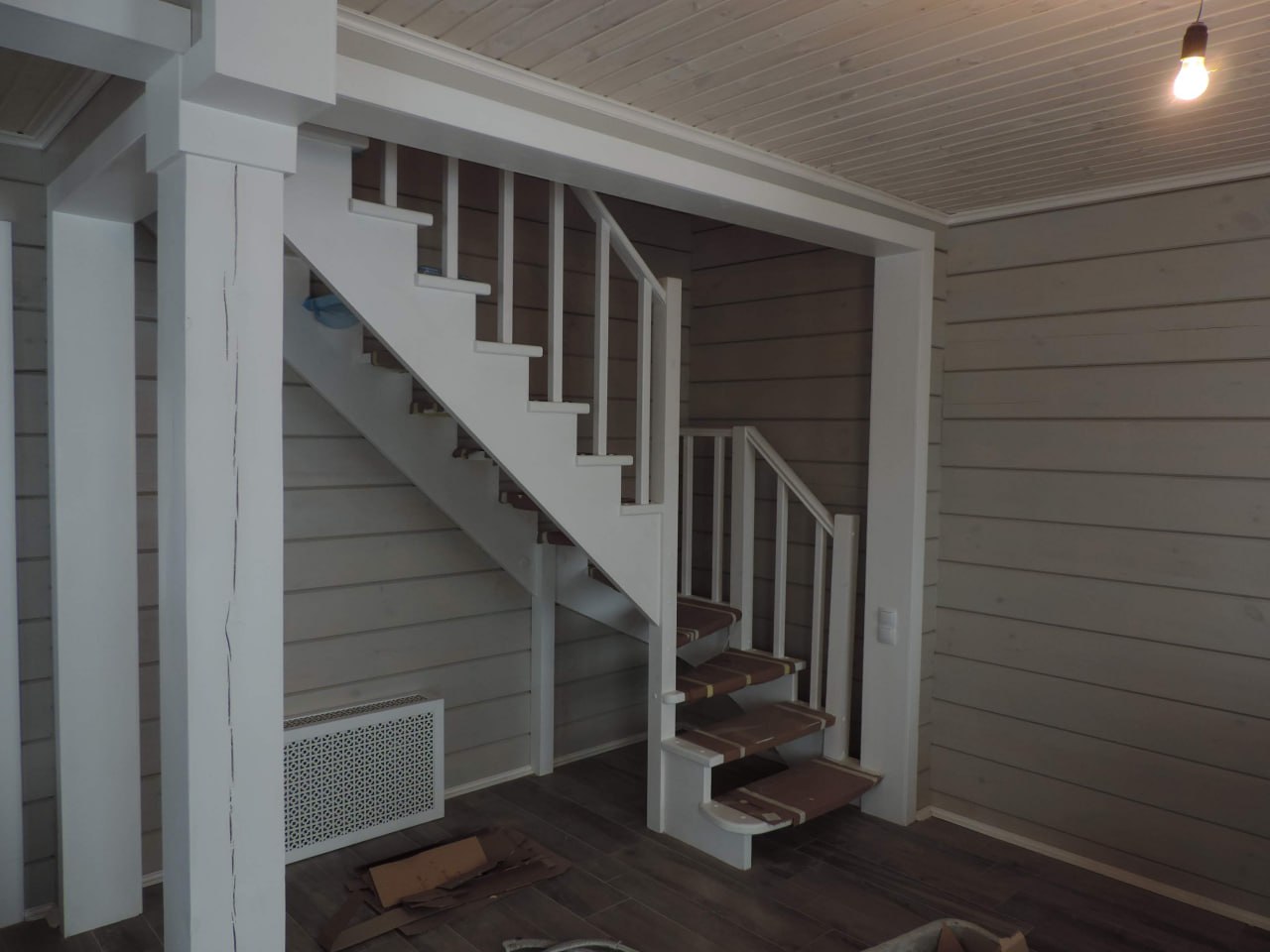 Лестницы на деревянном каркасе