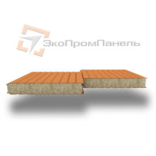 Сэндвич-панель стеновая 100 мм (минеральная вата)