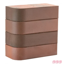 Кирпич лицевой полнотелый красный флэш угловой R-60 