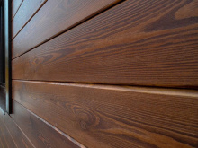 Планкен скошенный (ромбус) из термоберезы 19x100x1000 (шаг 300 мм) сорт Элит