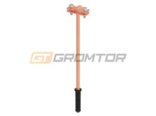 Держатель круглого проводника с дюбелем L-200