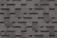 Гибкая черепица «Roofshield Фемили Эко Лайт Модерн Серый с оттенением FL-М-53»