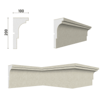 Карниз К.200.100
