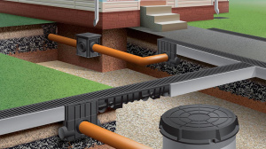 Устройство дренажной и ливневой системы