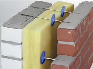 Комплектующие для облицовки кирпичом фасада