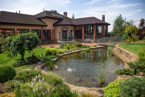 Устройство пруда