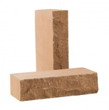 Кирпич облицовочный полнотелый колотый цвет "Латте"