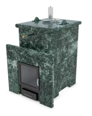 Печь для бани ИзиСтим «Сочи» в кожухе из змеевика