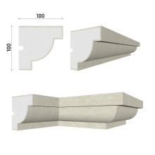 Карниз К.100.100